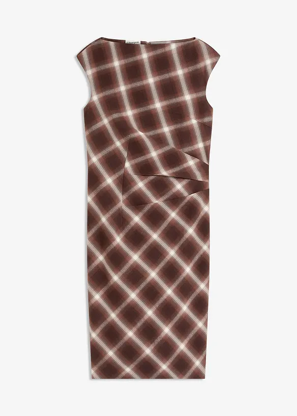 Kjole med rutemønster, bonprix