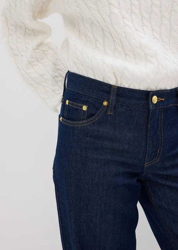Wide Leg-jeans Mid Waist, bonprix