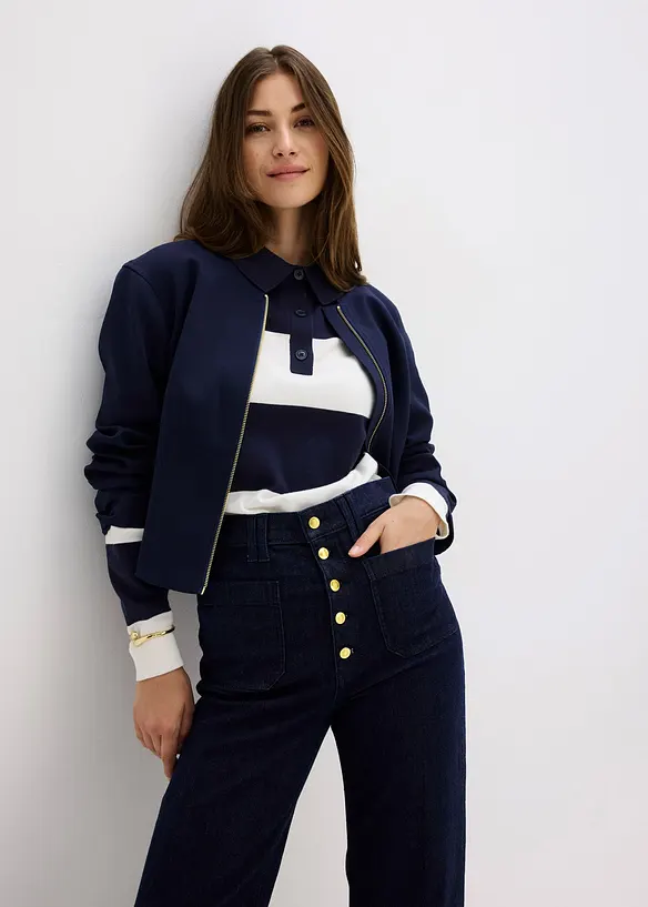 Flared-jeans High Waist, bonprix