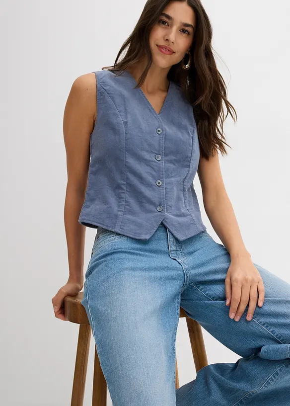 Cord-vest, bonprix