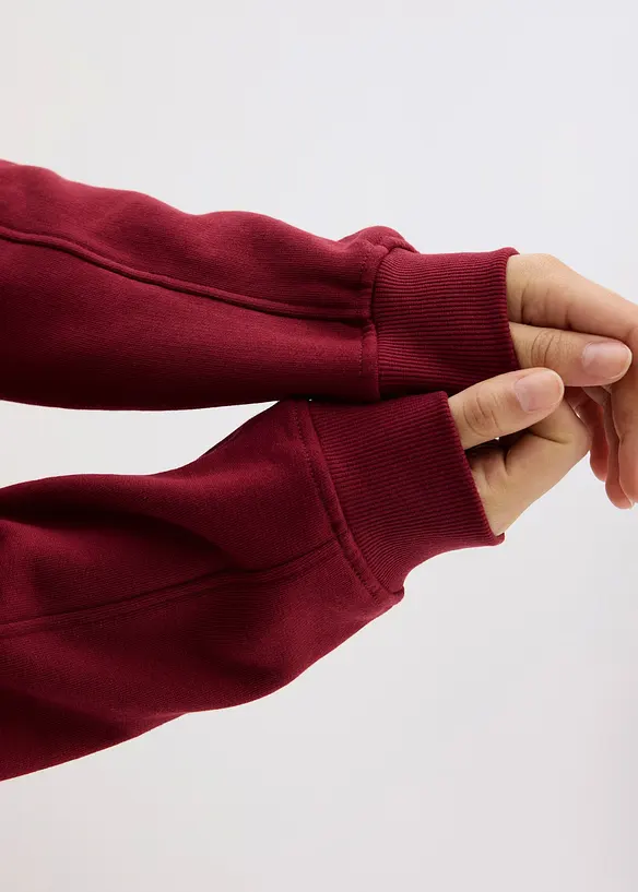 Oversized sweatshirt i 100% bomull, bonprix