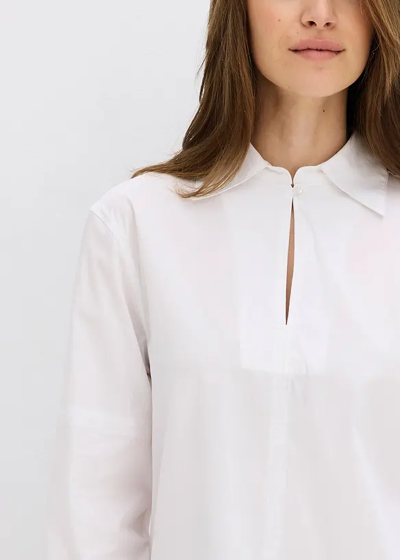 Oversized skjorte med volumin&oslash;se ermer, bonprix