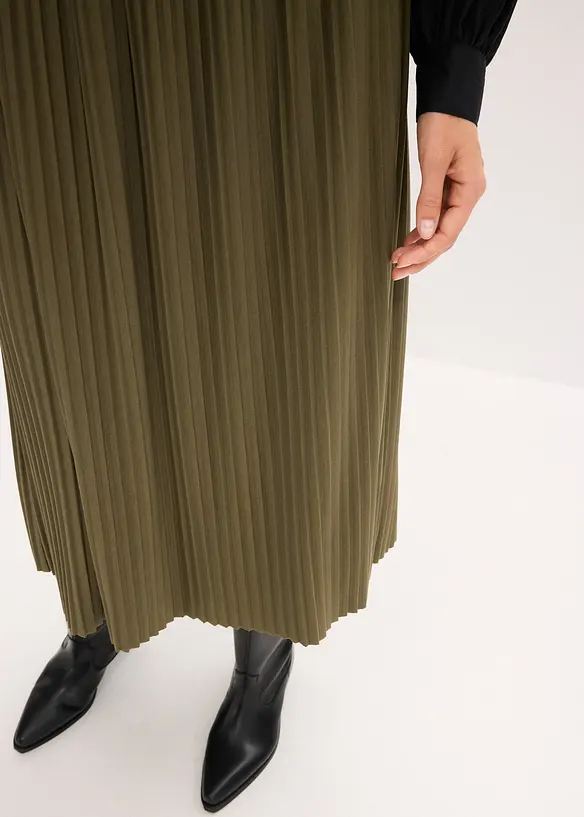 Jerseyskjørt i lett viskosemiks, bonprix