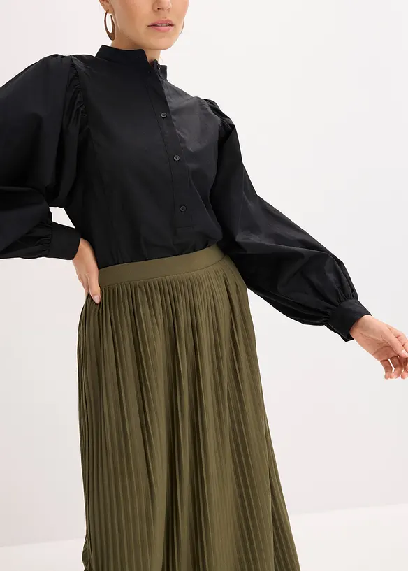 Jerseyskjørt i lett viskosemiks, bonprix