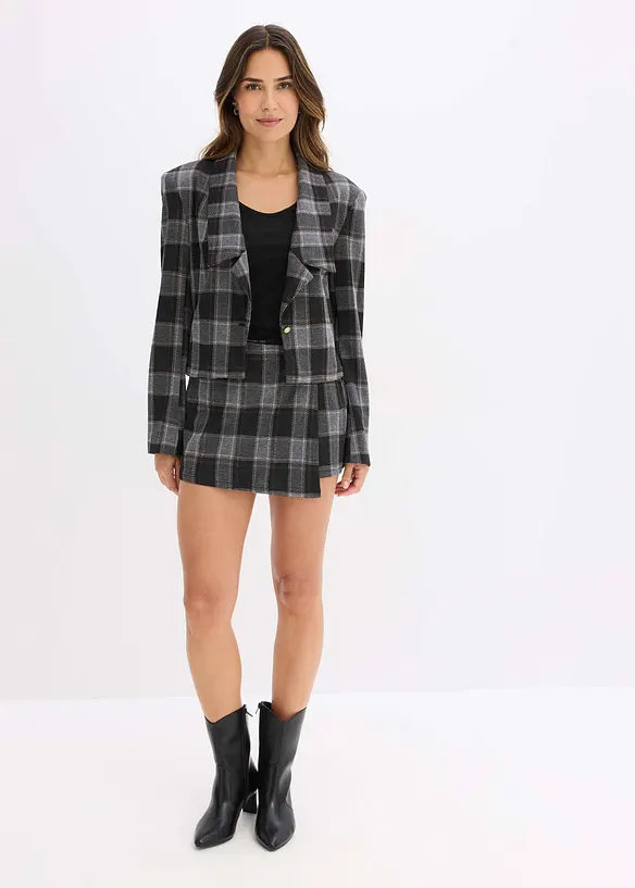 Kort skort med smykkeknapp, bonprix