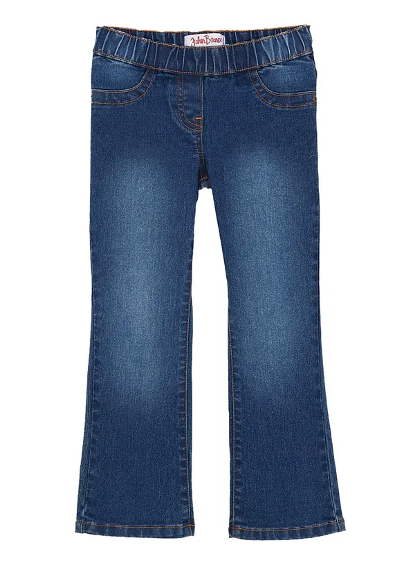Bootcut-jeans Mid Waist med komfortlinning, bonprix