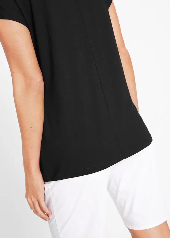 Viskose-T-shirt med trykk, bonprix