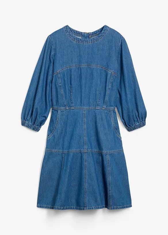 Denimkjole i 100% bomull, bonprix