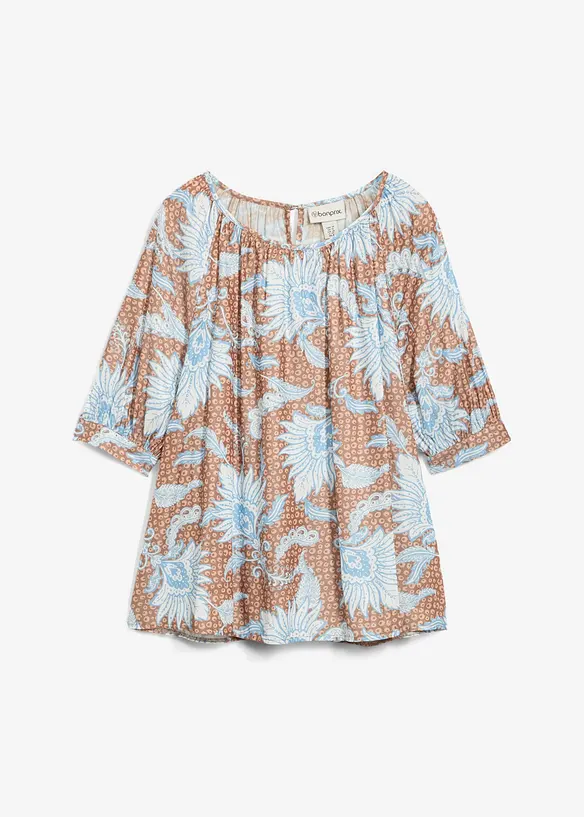Bluse i lett viskosemiks, bonprix