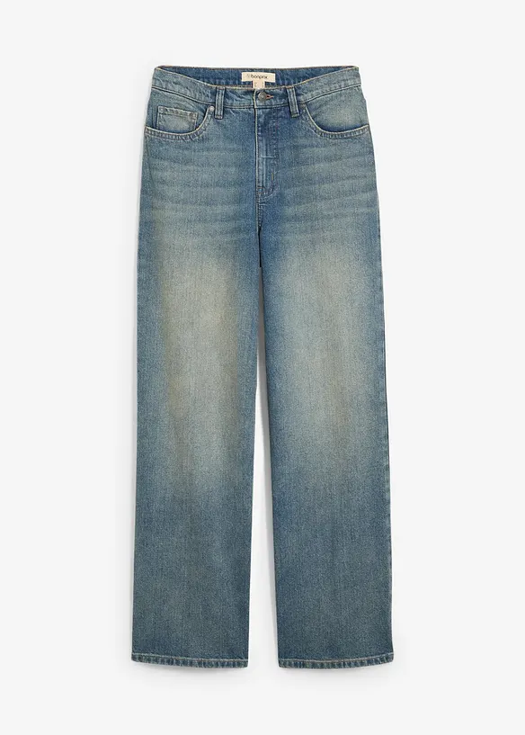 Wide Leg-jeans High Waist, bonprix
