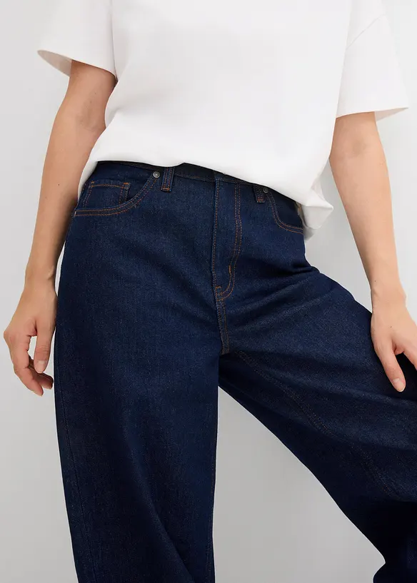 Wide Leg-jeans High Waist, bonprix
