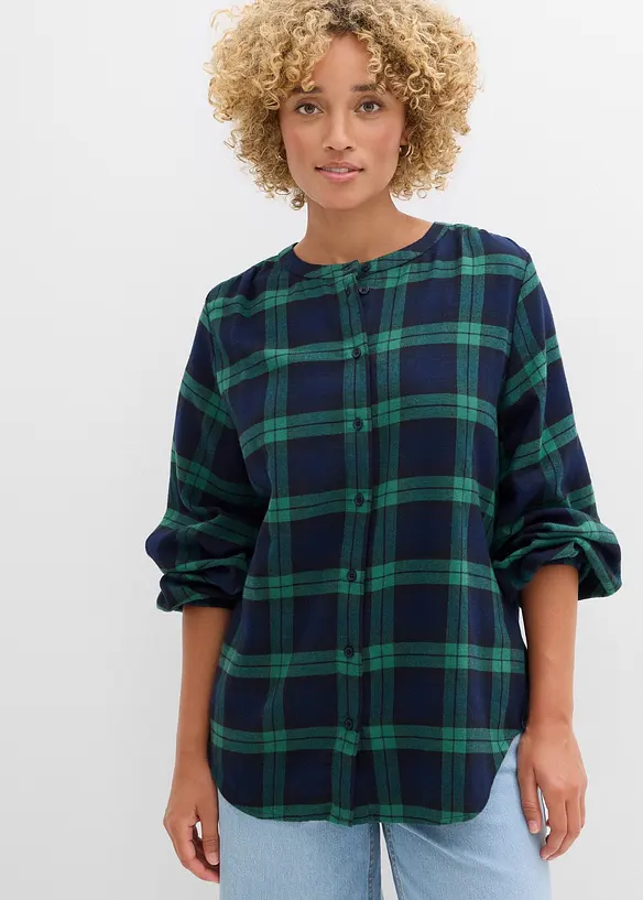 Flanellskjorte i 100% bomull, bonprix