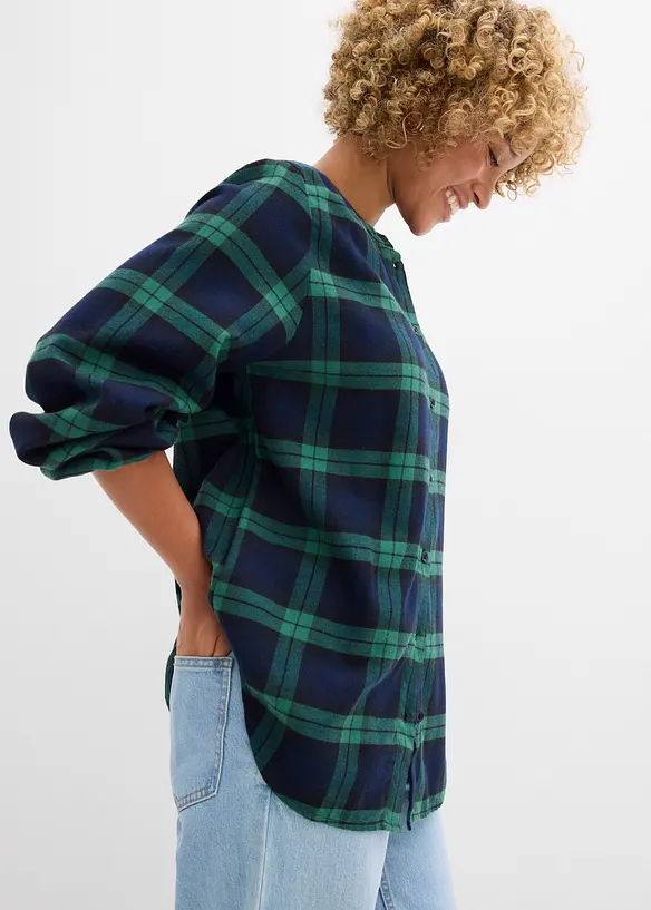 Flanellskjorte i 100% bomull, bonprix