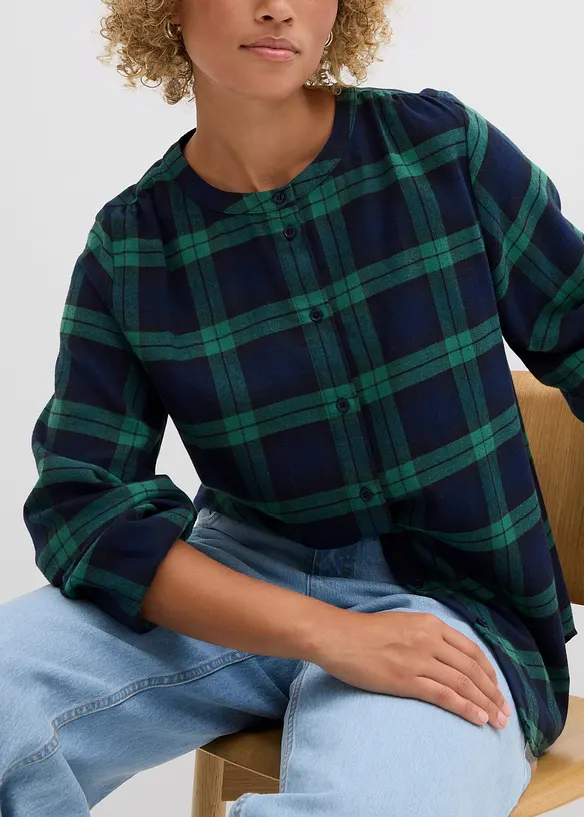 Flanellskjorte i 100% bomull, bonprix