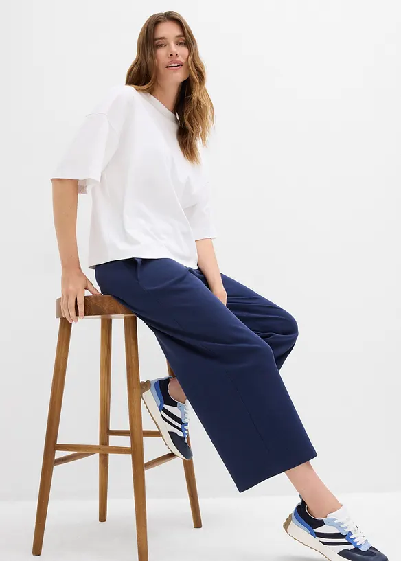 Culottes i 100% &oslash;kologisk bomull, bonprix