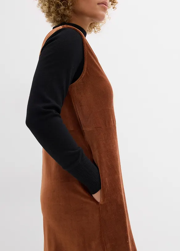 Selekjole av jersey-cord, bonprix
