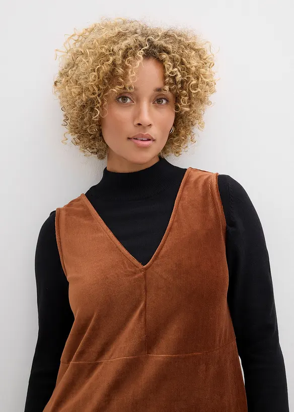 Selekjole av jersey-cord, bonprix