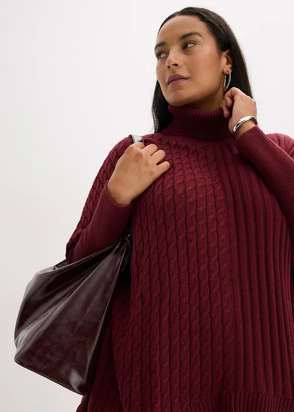 Oversized poncho-genser, bonprix