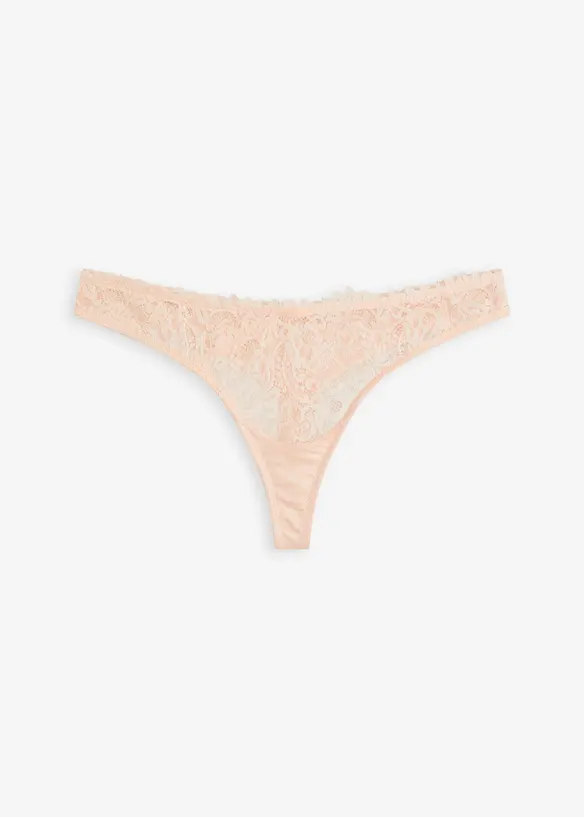 Stringtruse med glanseffekt, bonprix