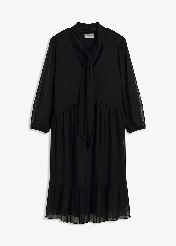 Jerseykjole med mesh, bonprix