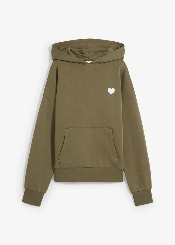Oversized hettegenser av myk bomullmiks, bonprix