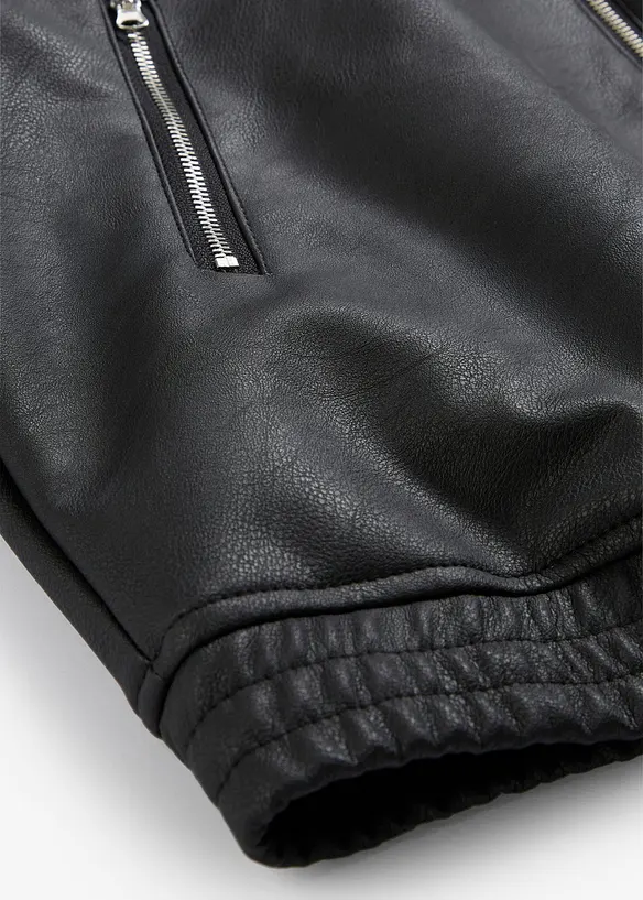 Oversized jakke i imitert skinn, bonprix