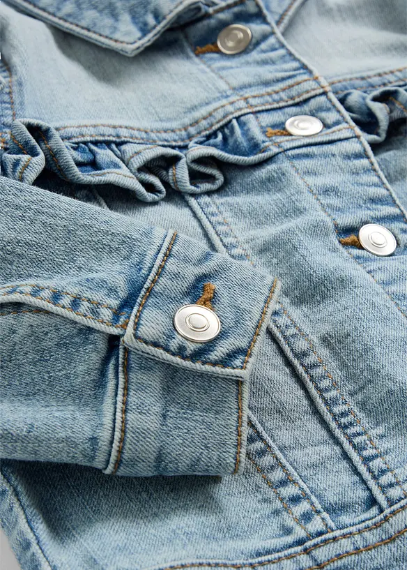 Jeansjakke i elastisk bomullsmiks, bonprix