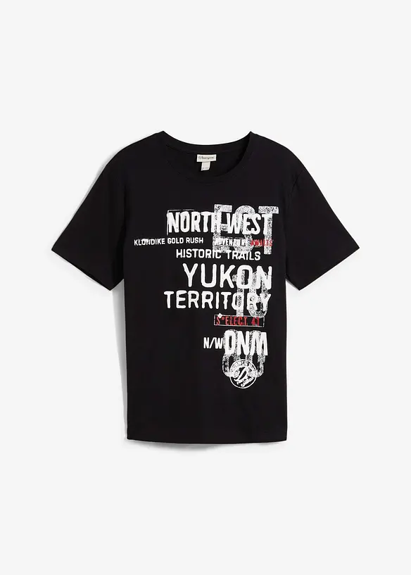 T-skjorte i 100% økologisk bomull, bonprix