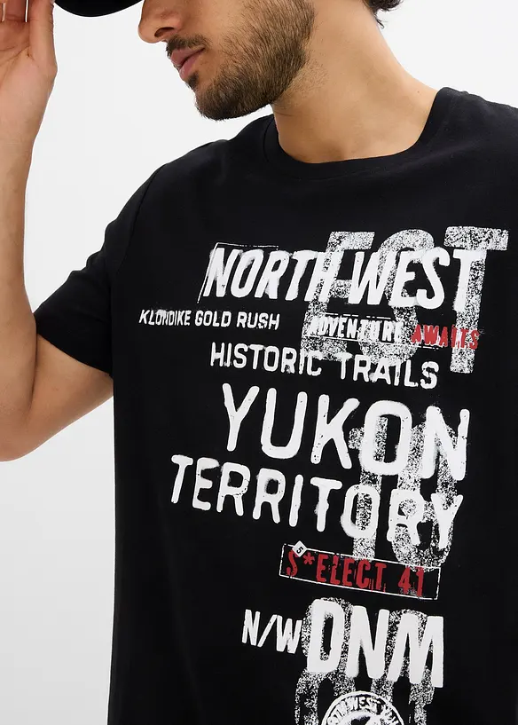 T-skjorte i 100% økologisk bomull, bonprix