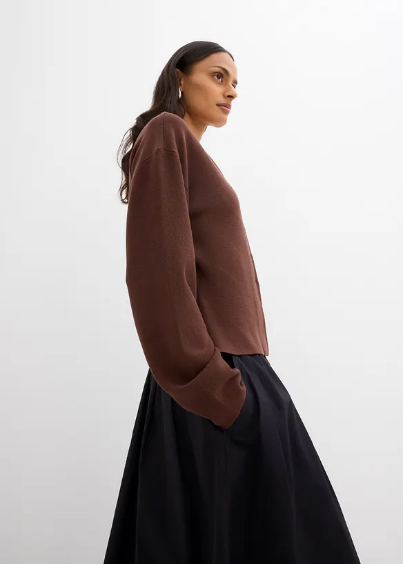 Cardigan i viskosemiks, bonprix