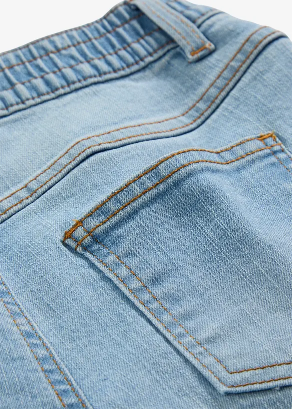 Slip on-jeans, Mid Waist (2-pack), bonprix