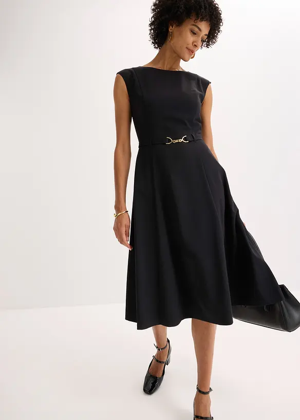 Kjole med belte (2 deler), bonprix