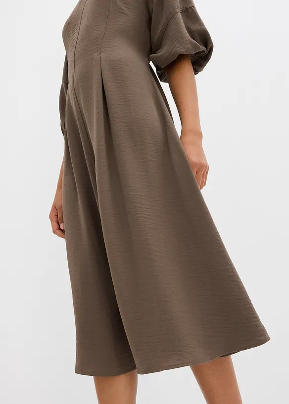Crinkle kjole, bonprix