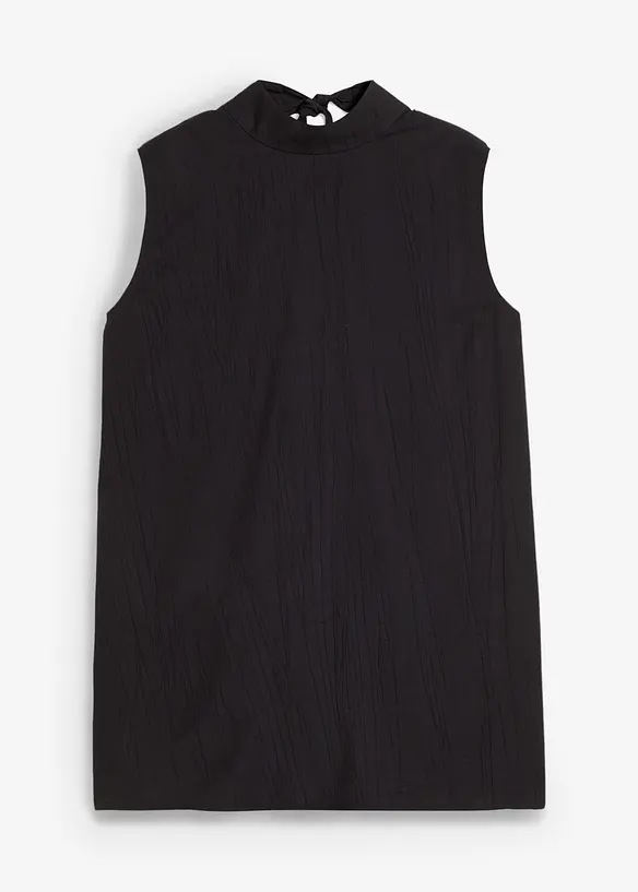 Lang topp i viskosemiks med struktur, bonprix