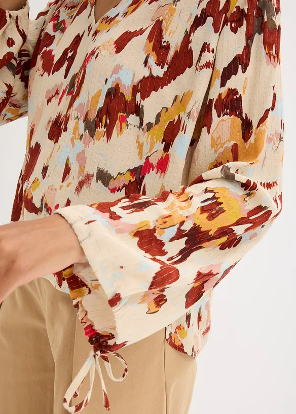Blusetunika med lurex, bonprix