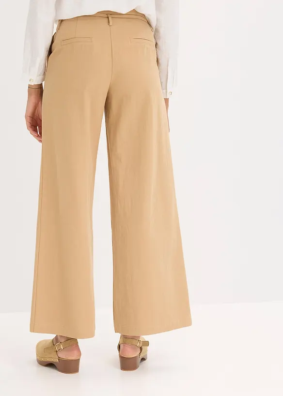 Bukse med legg og knytebånd, bonprix