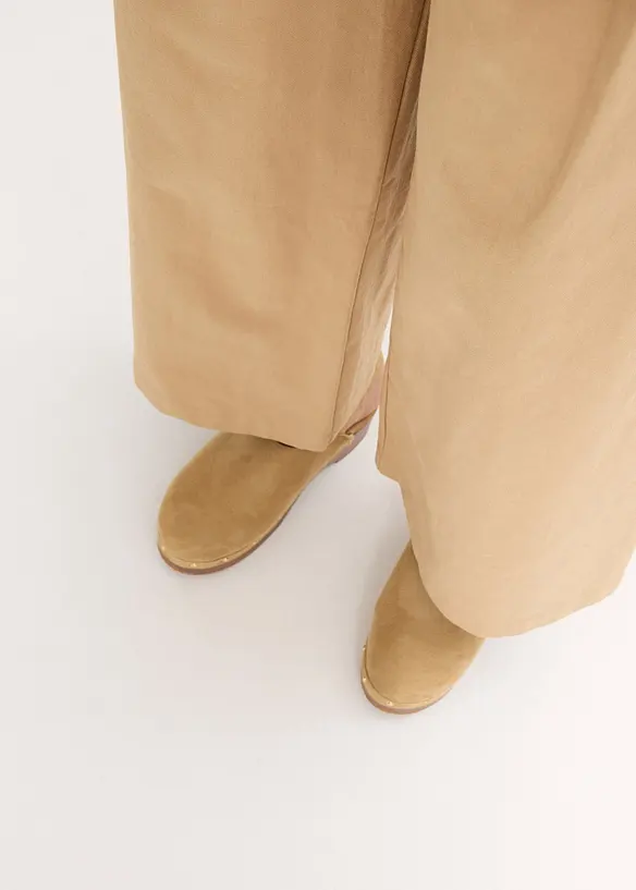 Bukse med legg og knytebånd, bonprix