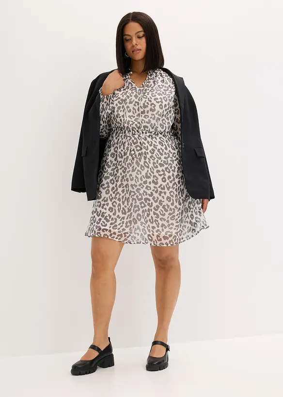 Mønstret kjole, bonprix