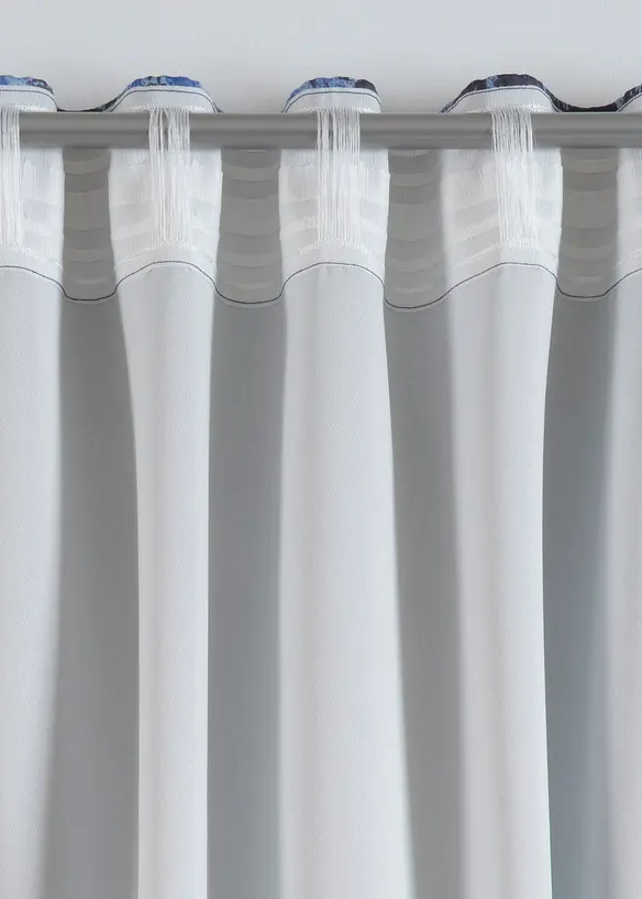 Mørkleggingsgardin med trykk (1-pack), bonprix