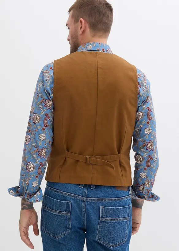 Vest av bomullscanvas, bonprix