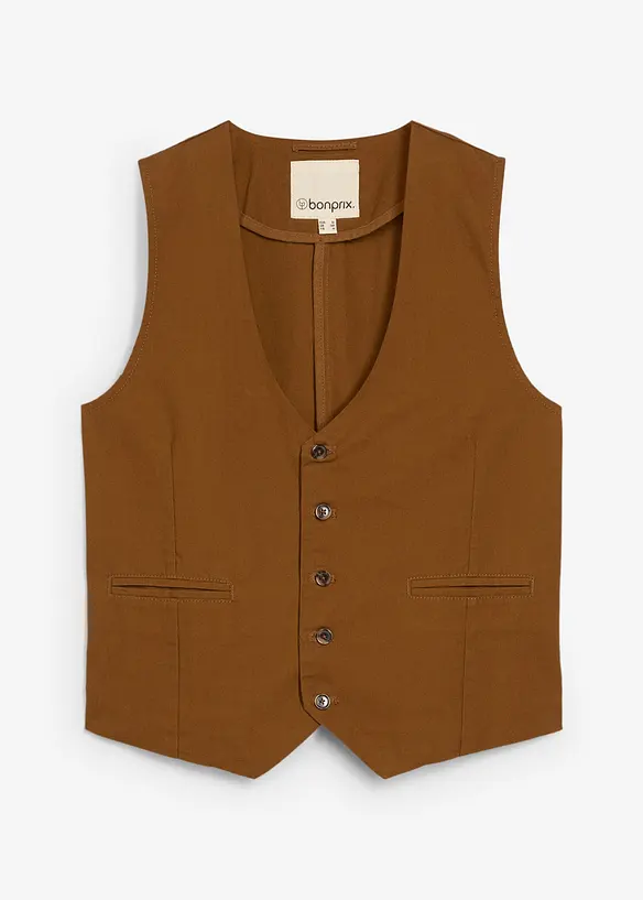 Vest av bomullscanvas, bonprix
