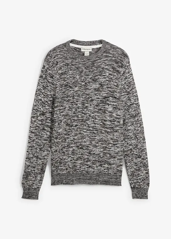 Grovstrikket genser med bomull, bonprix