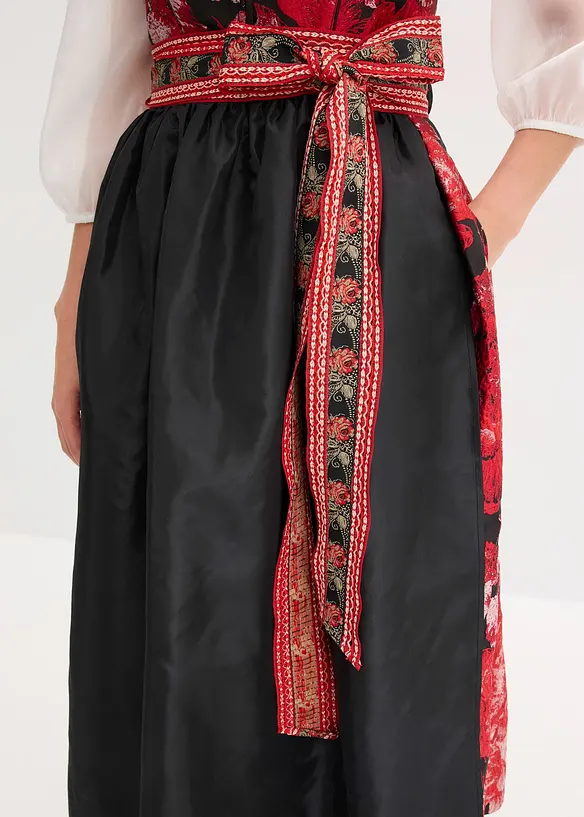 Tyrolerkjole med brodert forkle (2-delt sett), bonprix