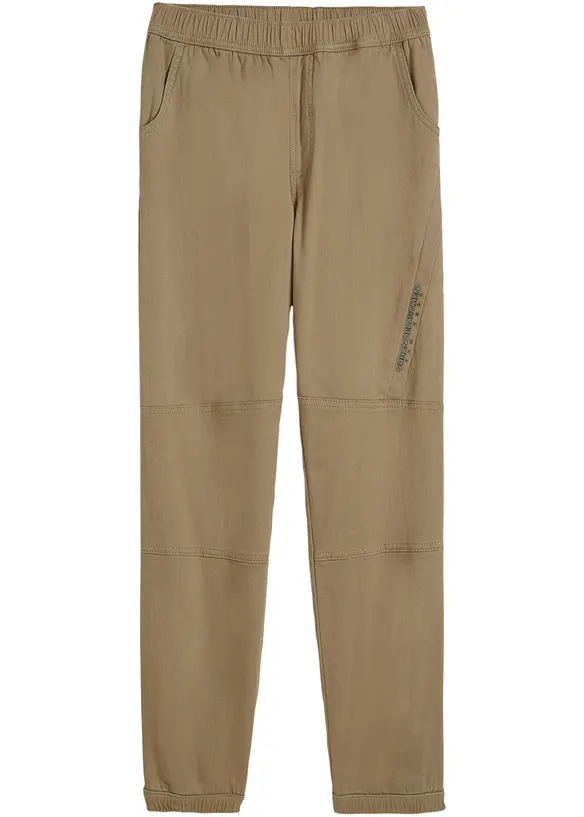 Slip on-termobukse i twill til barn, Loose Fit, bonprix