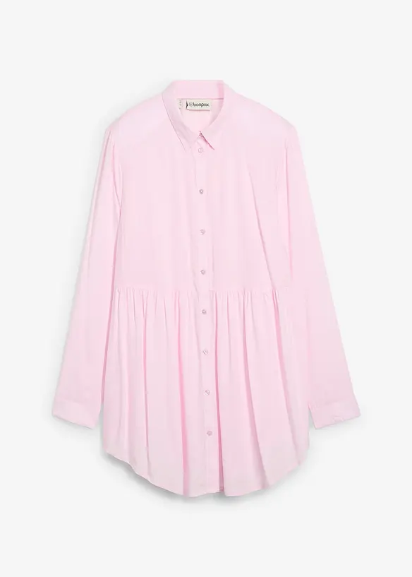 Lang bluse av viskose, bonprix