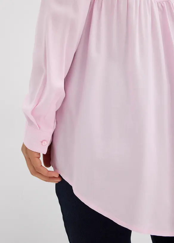 Lang bluse av viskose, bonprix