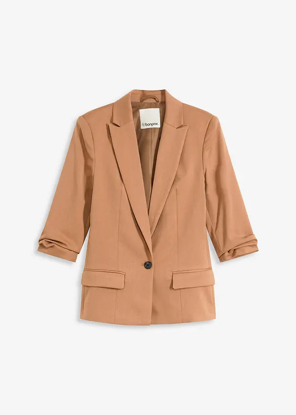 Blazer med draperte ermer, bonprix