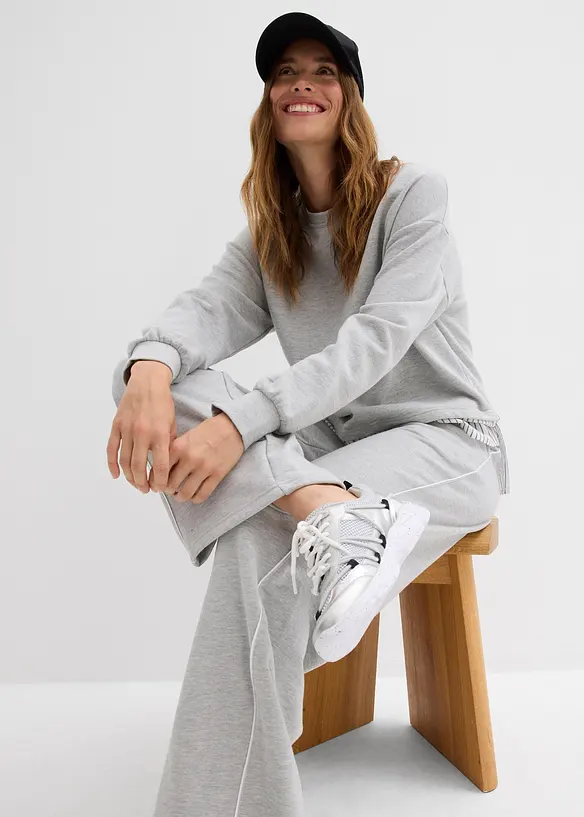 Joggebukse i lang, vid modell, bonprix