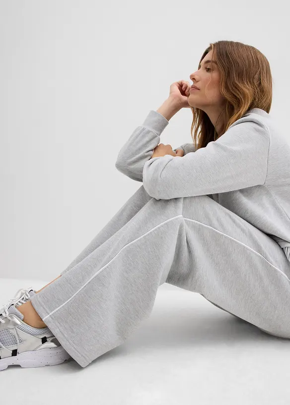 Joggebukse i lang, vid modell, bonprix