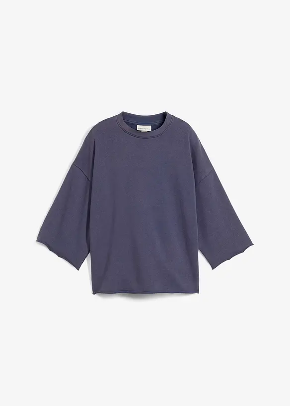 Oversized sweatshirt i myk bomullsmiks, bonprix